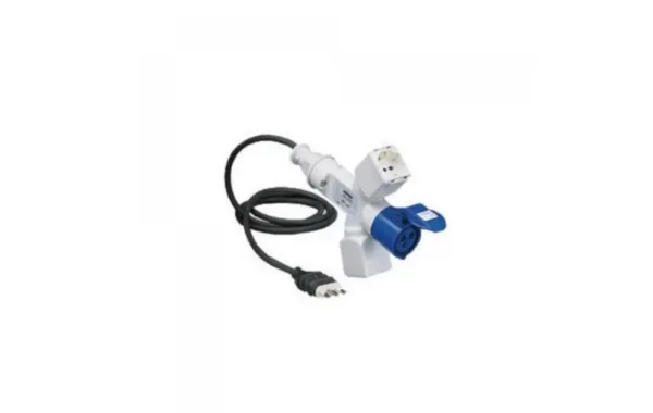 Adaptador Industrial Enchufe Macho Volante16a 220v 2p+t Gewiss Ref Gw64263
