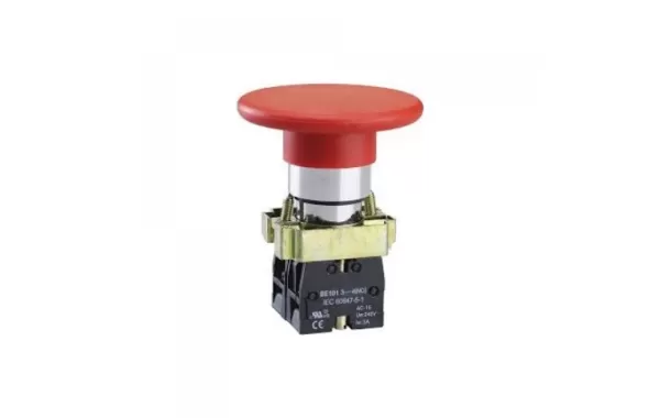 Pulsador Parada De Emergencia C/ret 22 Mm Hongo De 60mm Chint