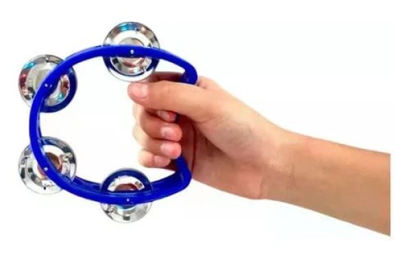 Mini Pandero Media Luna Azul Rmx