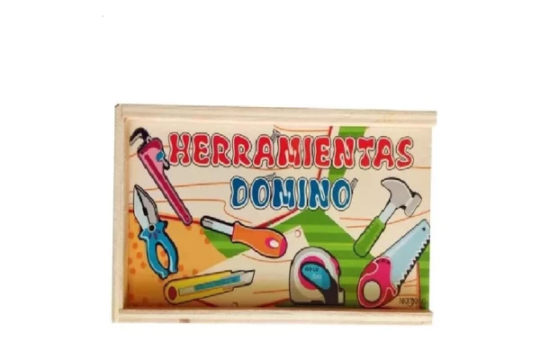 Domino De Herramientas Juguete De Madera Para Niños