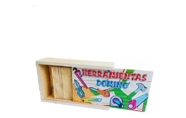 Domino De Herramientas Juguete De Madera Para Niños