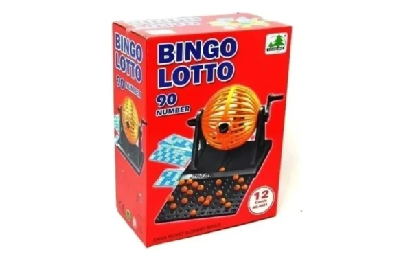 Bingo Lotto Tómbola 12 Cartones 90 Numero Familiar Artidix