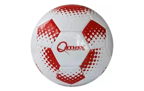 Balón De Futbol De Color Blanco Con Rojo N°5