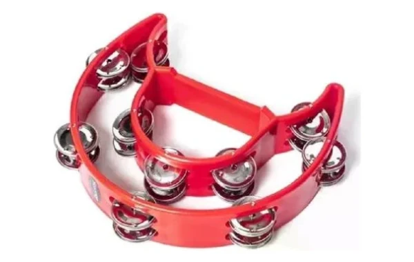 Pandero Media Luna Rmx 8,5´´ Rojo