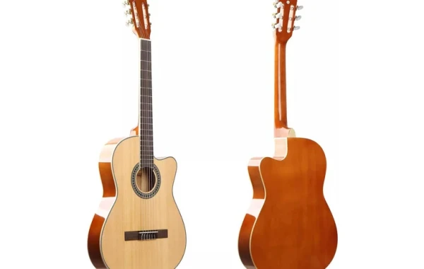 Guitarra Deviser Cutawey Color Natural 40pulg