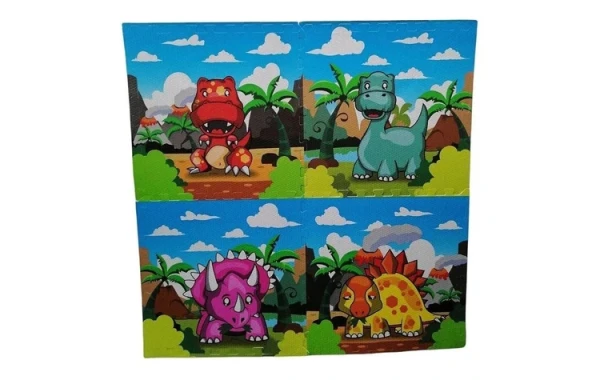 Set De Tatami Infantil Con Diseño 4 Planchas 60 Cm Artidix