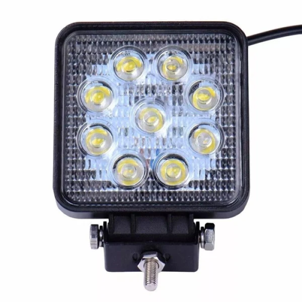 Neblinero 9led Cuadrado 105x105mm/27w/motos