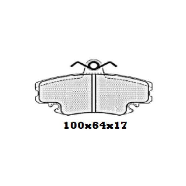 Pastilla de freno para citroen zx 1991 1997