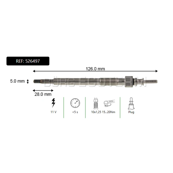 Bujia Incandescente Para Opel Corsa