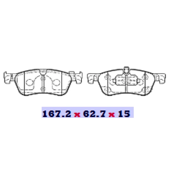 Pastilla De Freno Para Nissan Qashqai 2023 2025