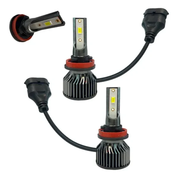 KIT AMPOLLETAS LED H8/H9/H11 12/24 VOLTS F30 12000LM  RACINGTEC