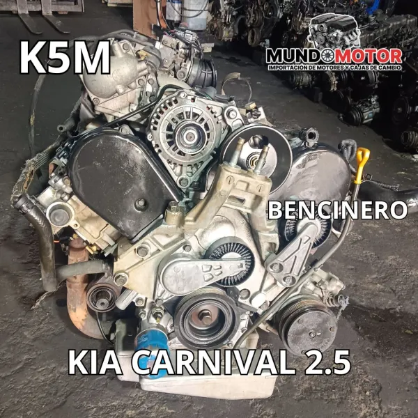 Motor Para Kia Carnival 2000 2008 2.5 24v K5m Bencinero