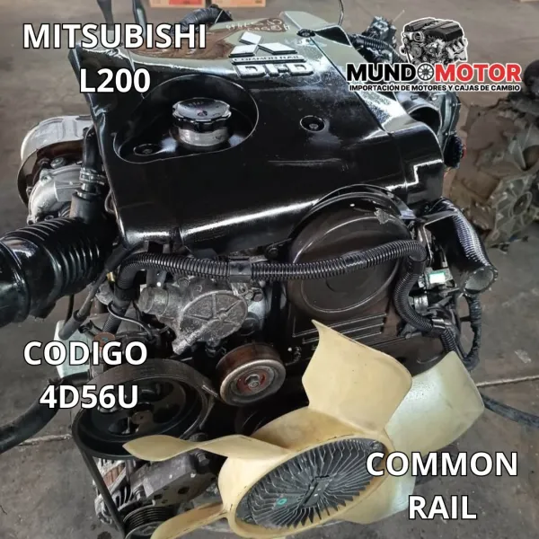 Motor Para Mitsubishi L200 2012 2024 Cammon Rail 2.5 16v 4d56u Diesel