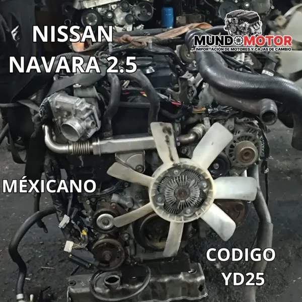 Motor Para Nissan Navara 2004 2015 Mexicano 2.5 16v Yd25 Diesel