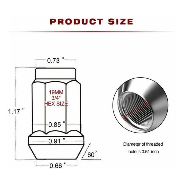 TUERCA RUEDA HONDA 19MM 12X1.50 - Tuercas | ClickRepuestos