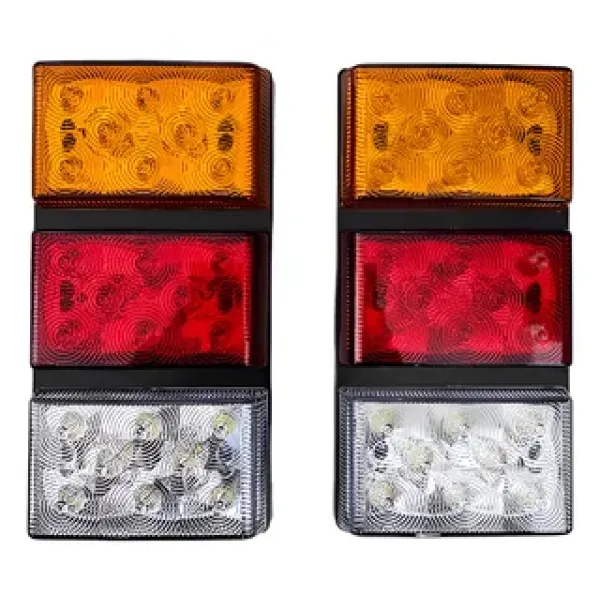 FAROL TRASERO TRICOLOR PARA CARROS 24 LED MULTIVOLTAGE