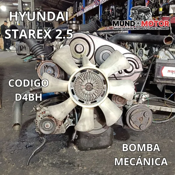 Motor Para Hyundai Starex 2002 2004 2.5 D4bh Diesel
