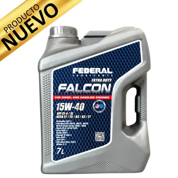 ACEITE FEDERAL FALCON 15W40 CI4/SL 7 LITROS - Aceite De Motor | ClickRepuestos