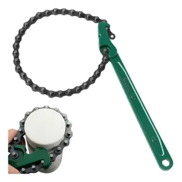 LLAVE PARA SACAR FILTRO ACEITE TIPO CADENA 12 PULGADAS