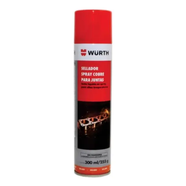 SELLADOR SPRAY COBRE PARA JUNTAS, ALTA TEMPERATURA - WURTH