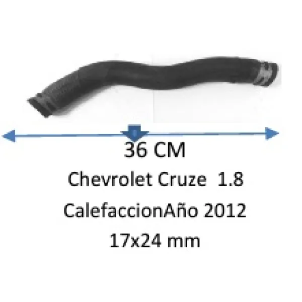 MANGUERA CALEFACCION CRUZE 1.8 2012