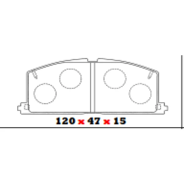 PASTILLAS DE FRENO DELANTERAS TOYOTA ITAL 357 - BBP