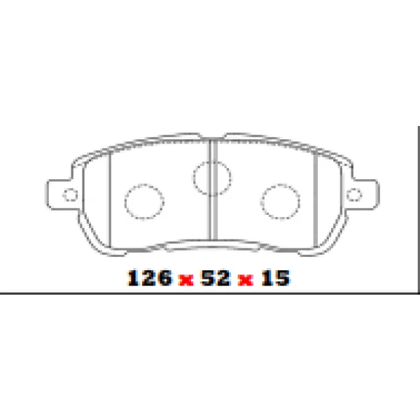 PASTILLAS DE FRENO FORD / MAZDA / SUZUKI ITAL 1052 - BBP FULLCOP