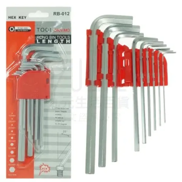 Set De Llave Allen 9 Piezas Set Largo