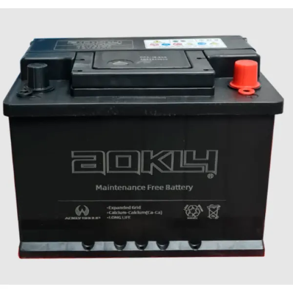 BATERIA AOKLY 60AH 600CCA POSITIVO LADO DERECHO (- +)