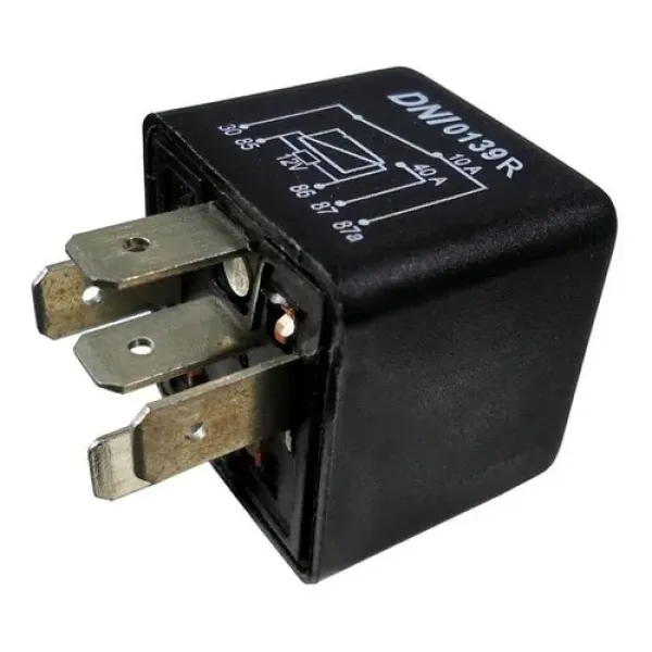 RELEY AUXILIAR 5 PATAS 12 VOLT 10/40 AMPERES TOP RELAY