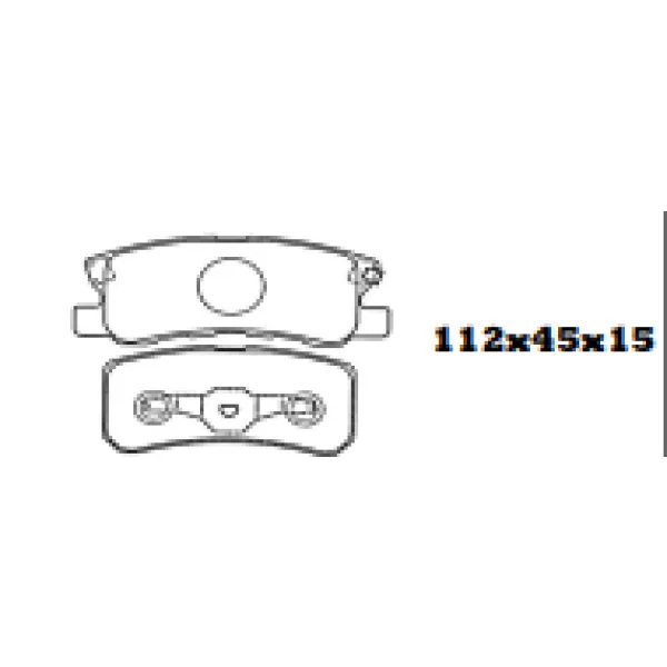 PASTILLAS DE FRENO TRASERAS MITSUBISHI / PEUGEOT ITAL 652 - BBP