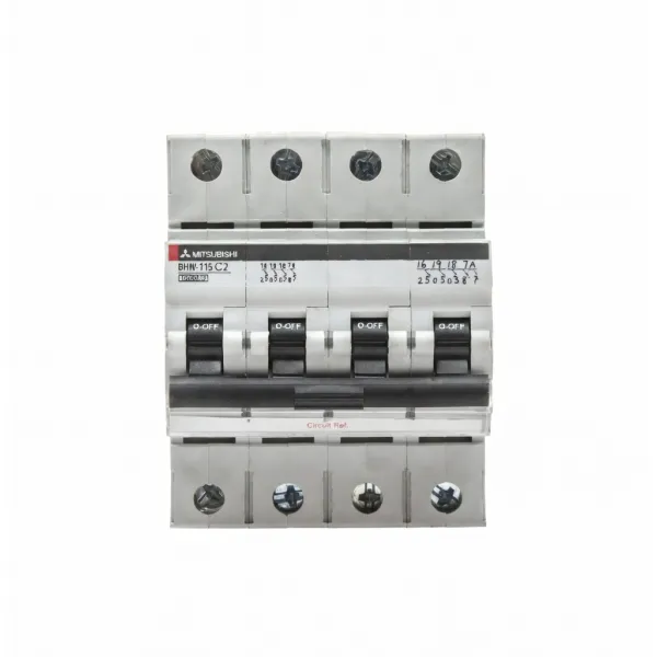 interruptor automatico 4x63a 230/400vac 10ka curva c mitsubishi electric bhw-t10 4p63a