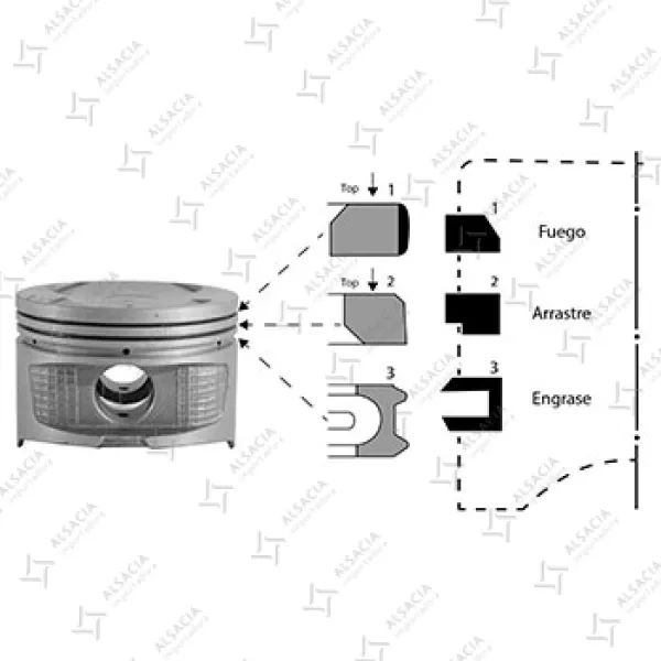 JGOS ANILLOS STD HYUNDAI ACCENT M.G4EH/G4EA TP JAPON - Anillos Motor | ClickRepuestos