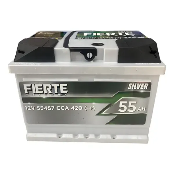 BATERIA 55AH 420CCA (-+) FIERTE SILVER