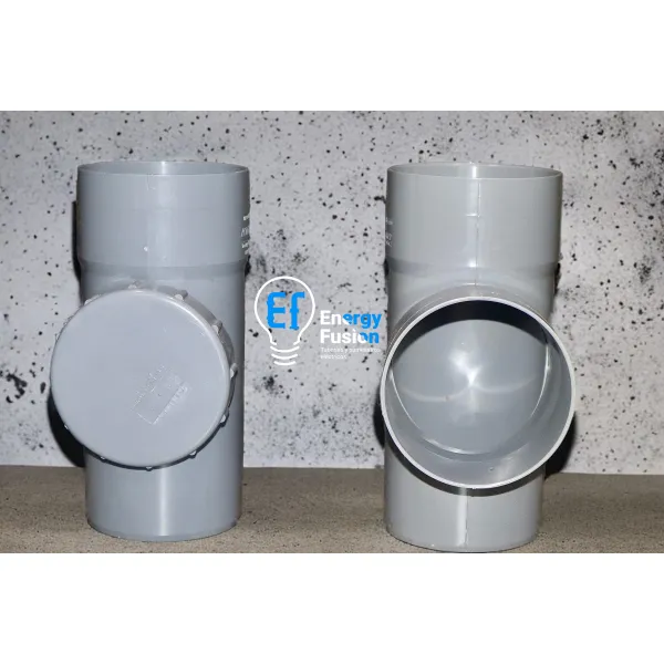 Tee Registro Sanitario Gris 110 Mm - pvc gris para uso industrial
