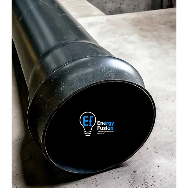 Sn 4 Tuberia Colector Pvc-u 250 Mm. X 6 Mts. - tubos colector para uso industrial