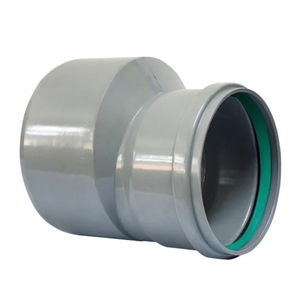 Reduccion Colector Pvc Sn-4 200x110 Mm Conformado Goma Verde - fittings colector para uso industrial