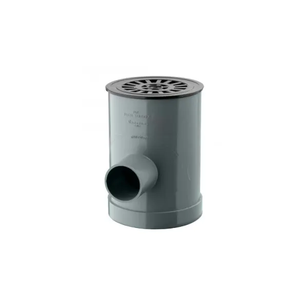 Pileta Sanitaria Gris 110  50/40              Mm     A - pvc gris para uso industrial