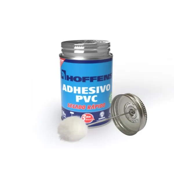 Adhesivo Pvc Hoffens 120 C.c. Lata Con Aplicador Low Voc - adhesivos para uso industrial