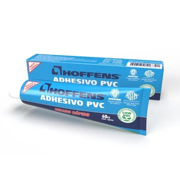 Adhesivo Pvc Hoffens 60 C.c.  Pomo Aluminio Low Voc - adhesivos para uso industrial