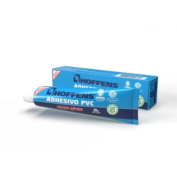 Adhesivo Pvc Hoffens 20 C.c.  Pomo Aluminio Low Voc - adhesivos para uso industrial