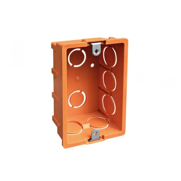 Caja Electrica Tabique C/oreja Metal Naranja 16-20 Mm. - cajas de distribución eléctrica para uso industrial
