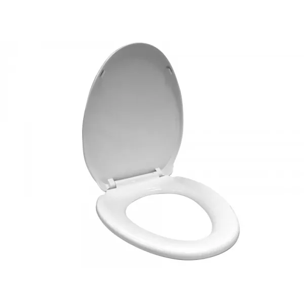 Asiento Wc Elongado Reforzado Blanco - tapas y asientos wc para uso industrial