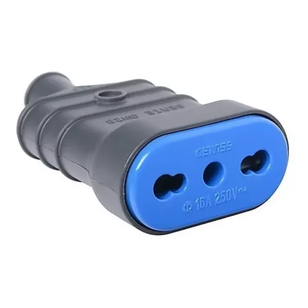 Enchufe Volante Hembra - canaletas eléctricas y accesorios para uso industrial