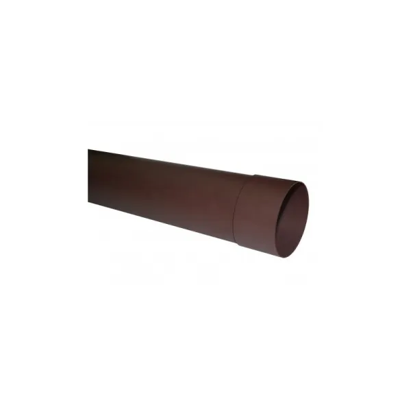 B75 Tubo Bajada Canaleta Marrón D 75 X 3 Mts. - accesorios canaletas para uso industrial