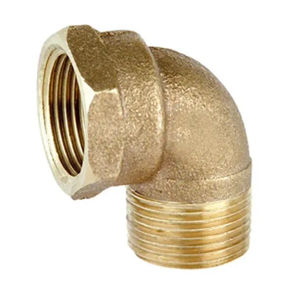 Codo Br. Hi He 1.1/2 - fitting bronce para uso industrial
