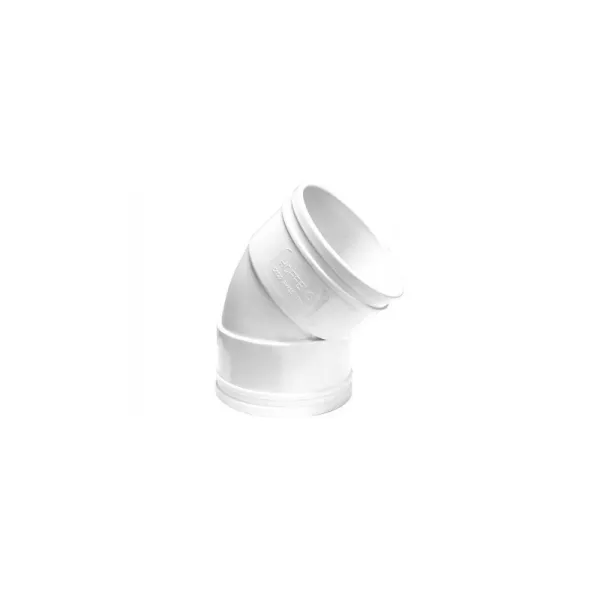 B75 Codo Canaleta H-h Blanco 75 Mm X 45° - accesorios canaletas para uso industrial