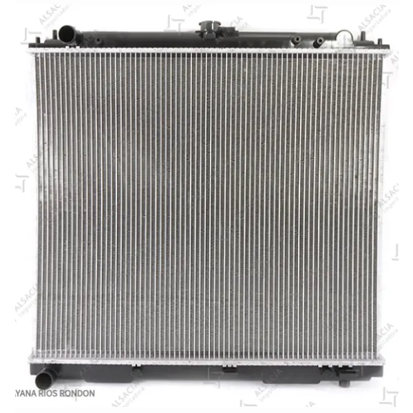 RADIADOR MOTOR CON Y SIN AIRE ACONDICIONADO MECANICO NISSAN NAVARA 2.5 07/16