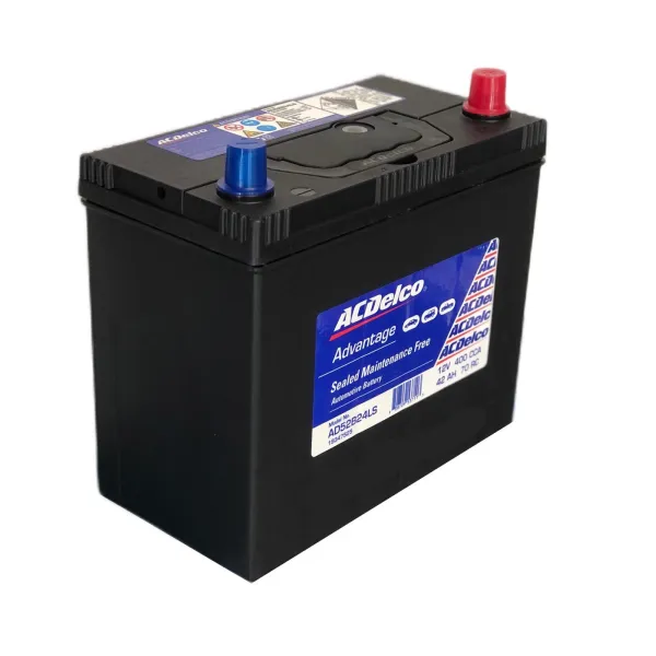 BATERIA 45AH 410CCA POSITIVO LADO DERECHO ( - + ) ACDELCO ( BORNER GRANDE )